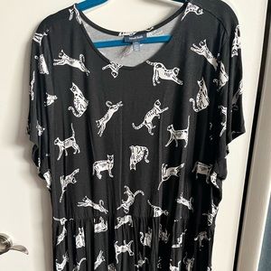 ModCloth skeleton cat dress